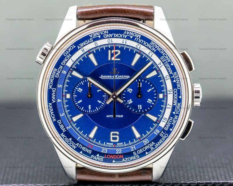 Jaeger LeCoultre Polaris Chronograph WT Titanium Blue Dial
