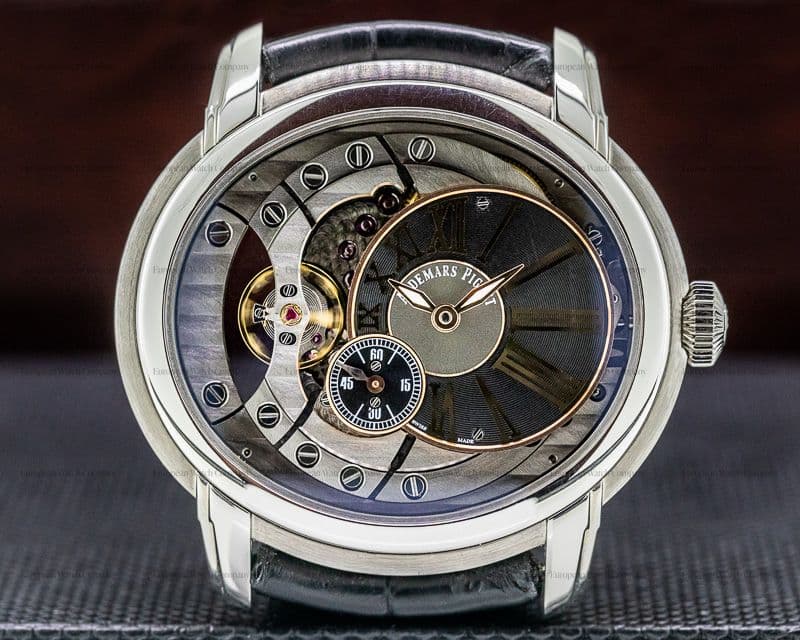 Audemars Piguet Millenary Automatic Skeleton SS / Leather