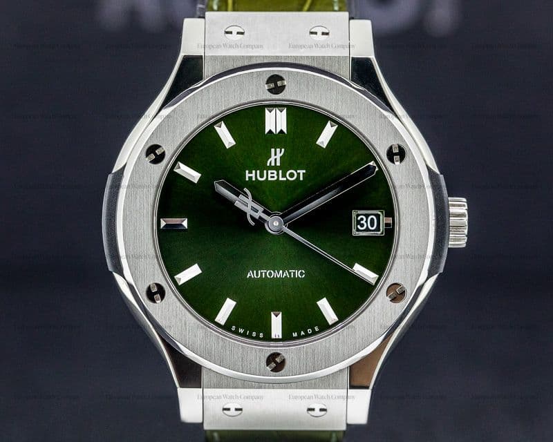 Hublot Classic Fusion Titanium Green Dial 38MM
