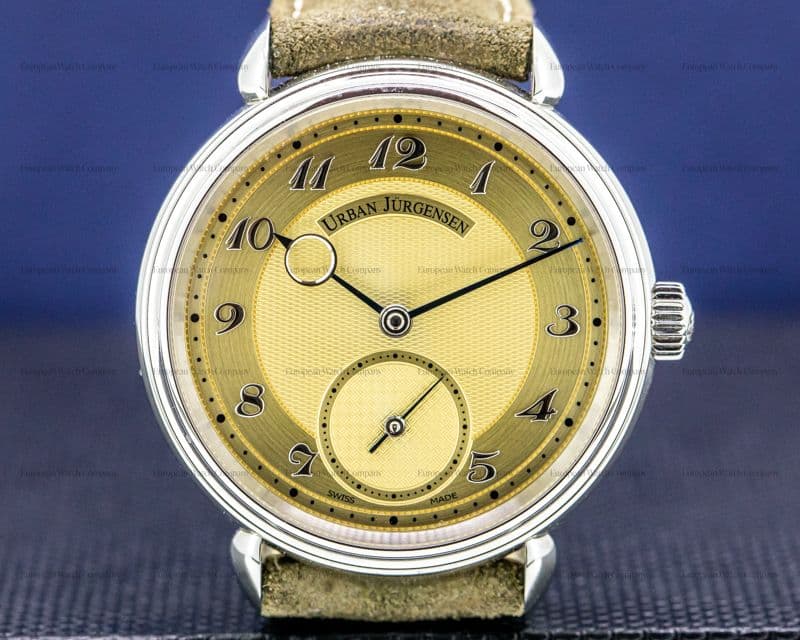 Urban Jürgensen 1140L Stainless Steel Champagne Dial / Breguet Numerals LIMITED