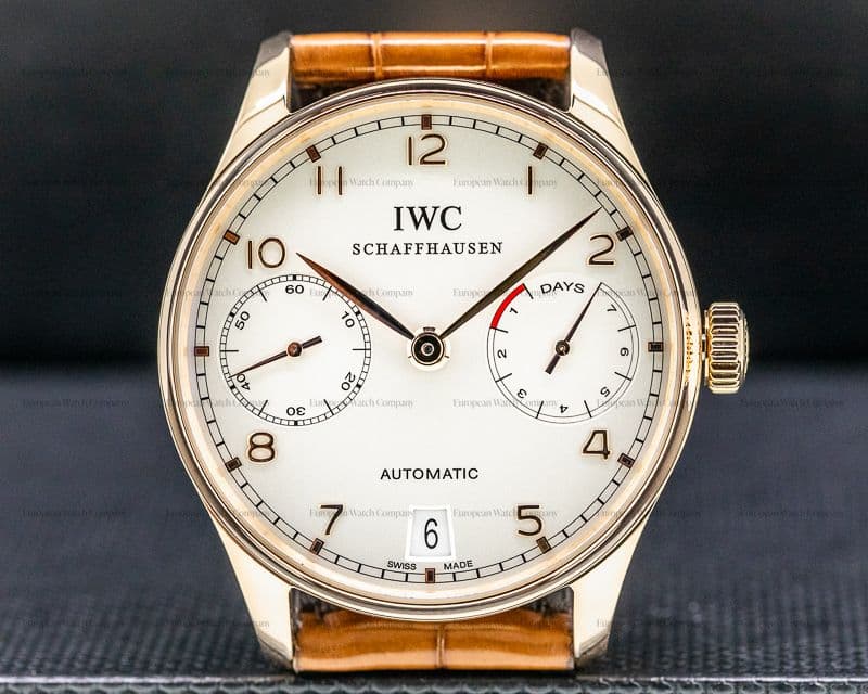IWC Portuguese 7 Day Automatic 18K Rose Gold