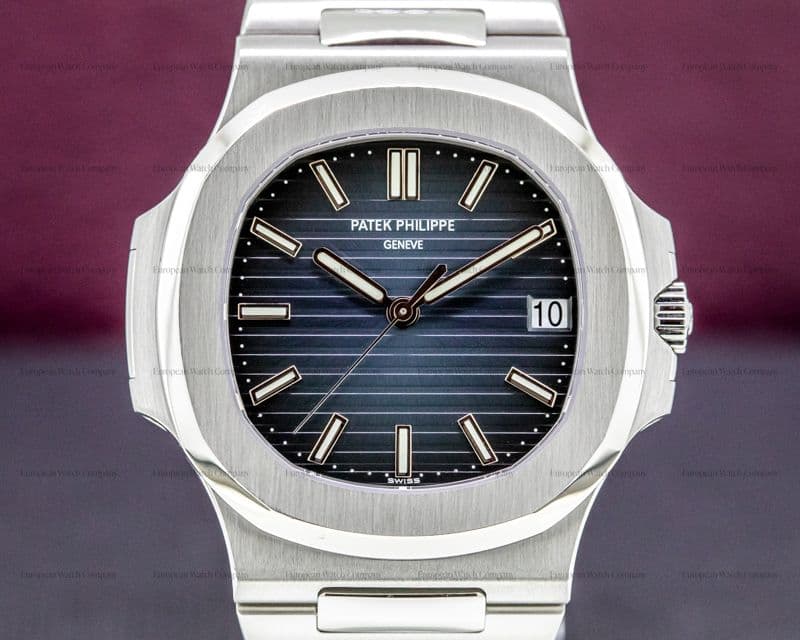 Patek Philippe Jumbo Nautilus 5711 Blue Dial SS