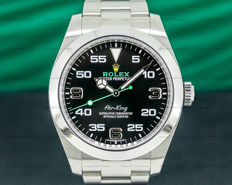 Rolex Air King 116900 Black Dial SS