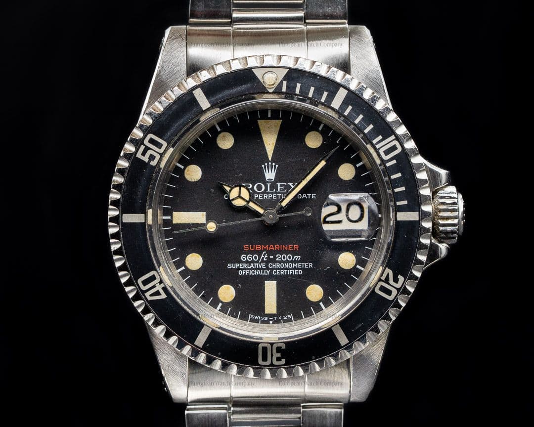 Rolex Submariner 1680 RED MK V Circa 1972 SS