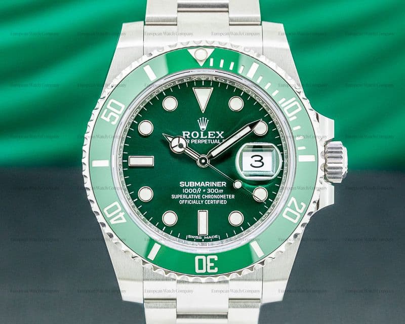 Rolex Submariner "Hulk" Green Ceramic Bezel Green Dial SS UNWORN 2020
