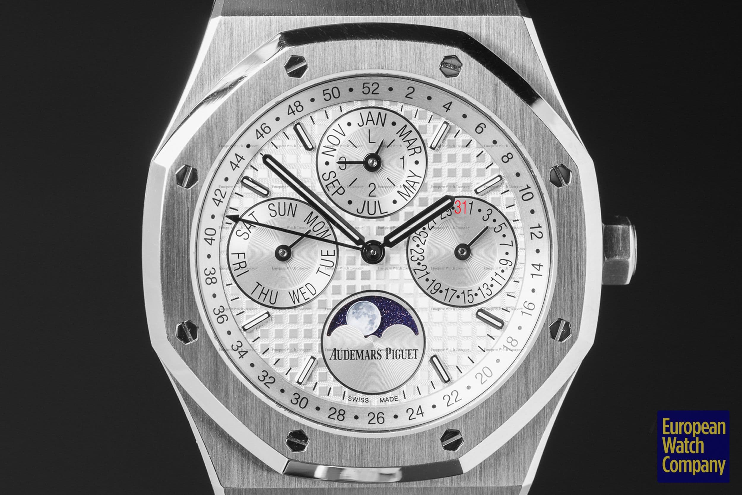 Audemars Piguet Royal Oak 26574ST Perpetual Calendar SS Silver Dial