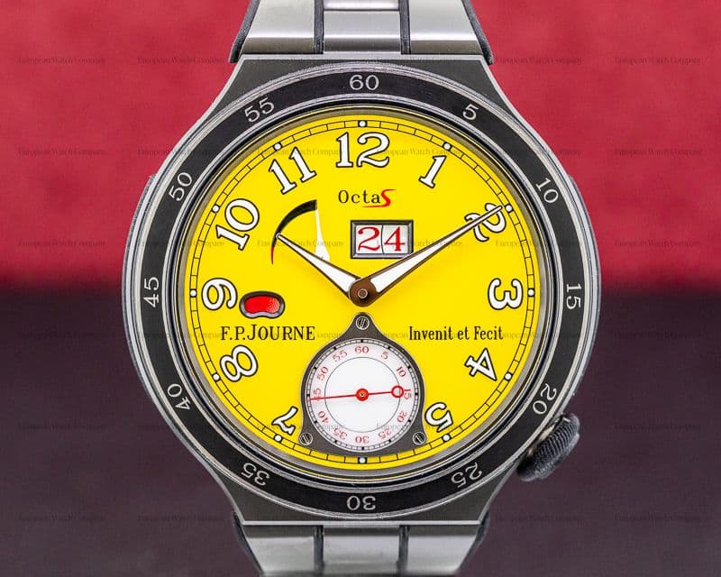 F.P. Journe Octa Sport ARS Titanium Yellow Dial FULL SET