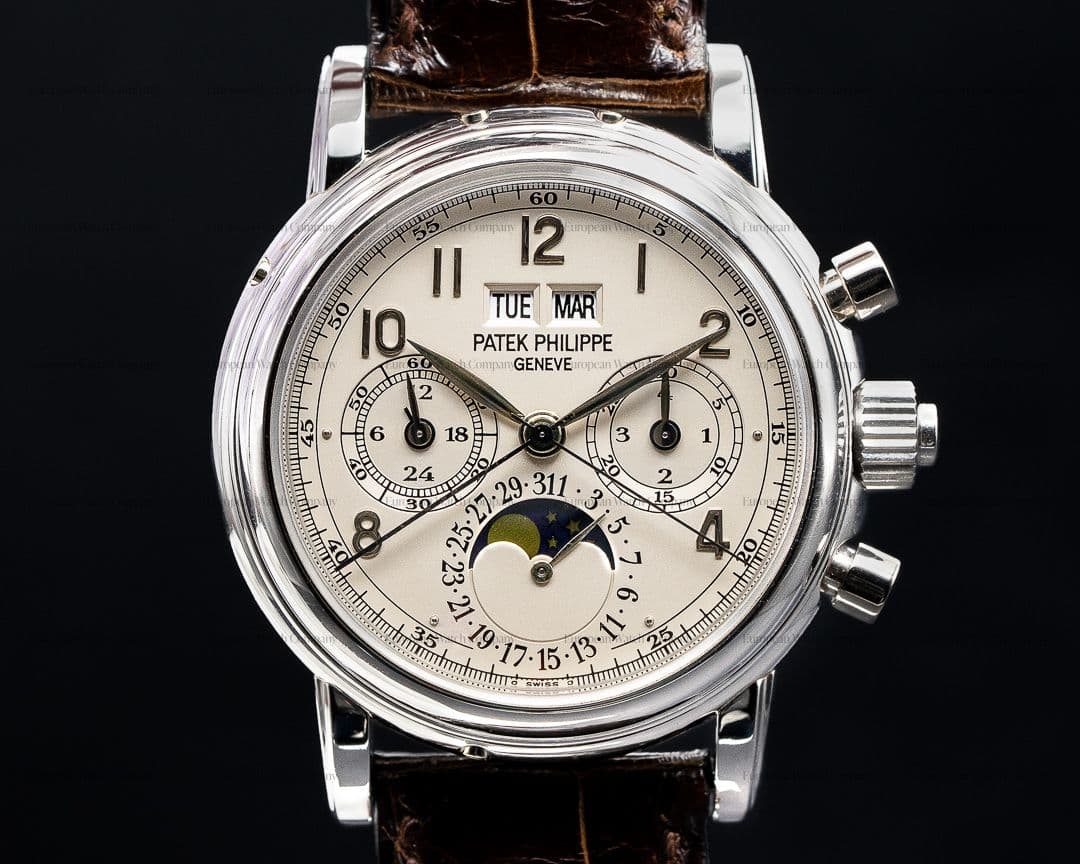 Patek Philippe 5004P "THE FIRST ONE EVER SOLD" Silver Dial / Platinum