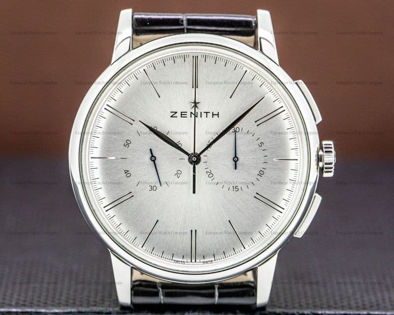 Zenith Elite Chronograph Classic SS Silver Dial
