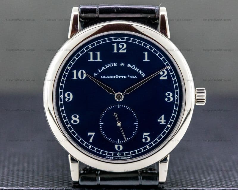 A. Lange and Sohne 1815 206.027 Blue Dial 18k White Gold 36MM