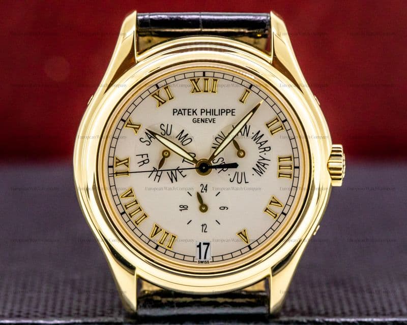 Patek Philippe 5035J-001 Annual Calendar Ivory Dial Yellow Gold