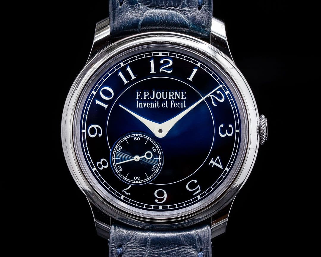 F. P. Journe Chronometre Bleu Tantalum Blue Dial