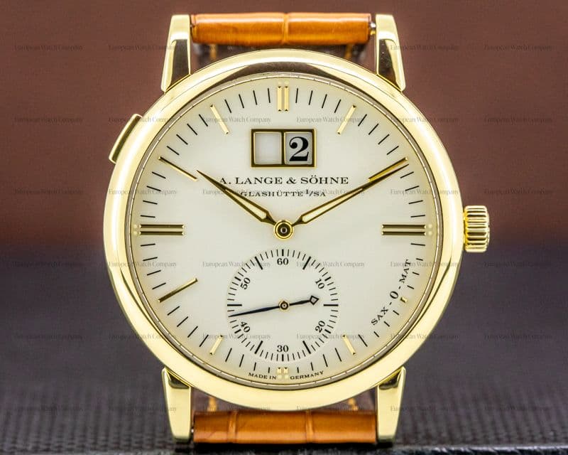 A. Lange and Sohne Langematik Big Date 18K Yellow Gold / Deployment Buckle