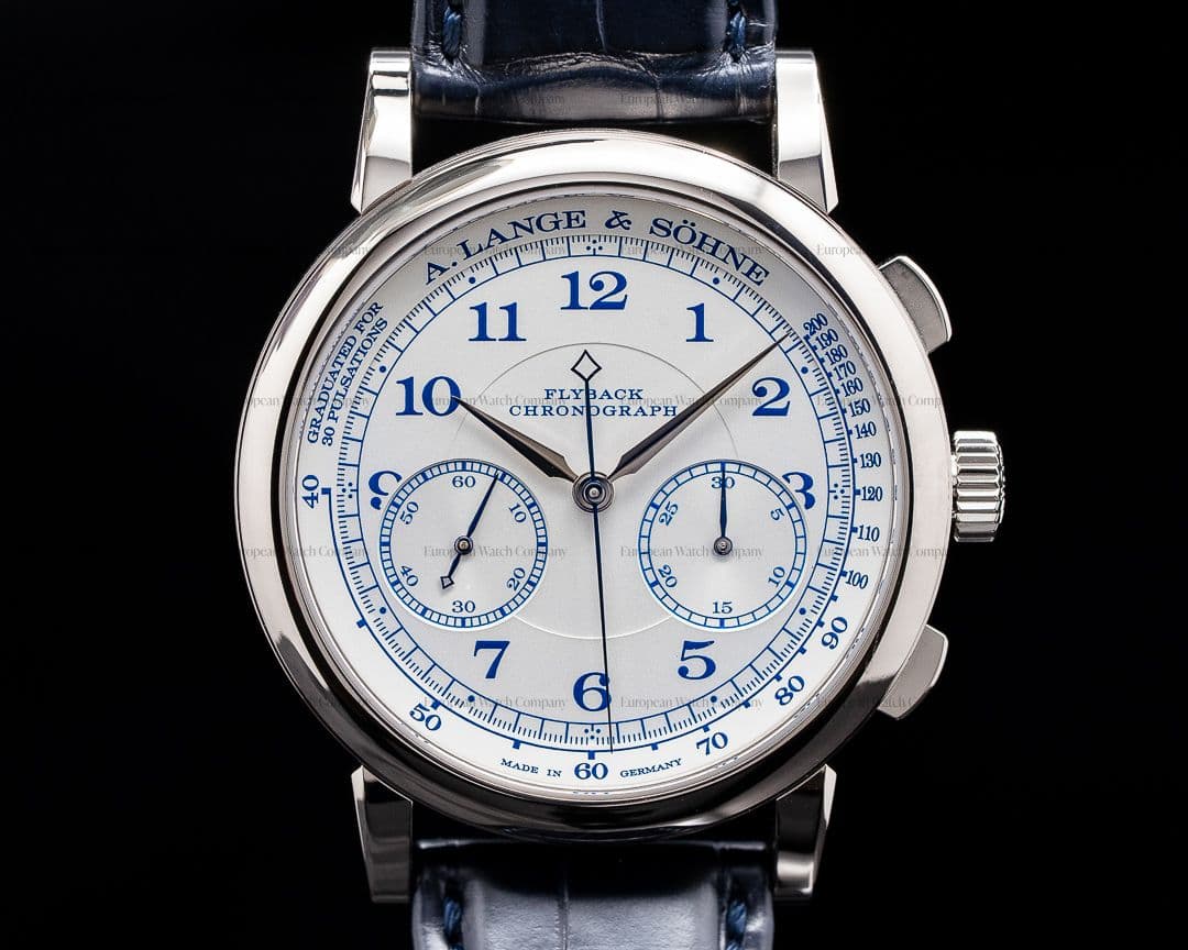 A. Lange and Sohne 1815 Chronograph 414.026 18K White Gold BOUTIQUE EDITION