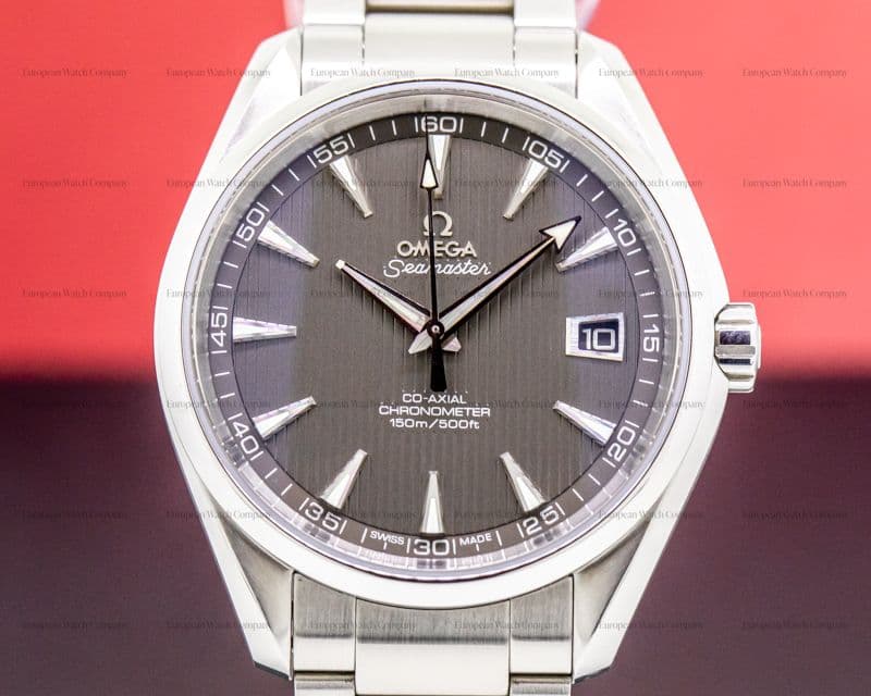 Omega Aqua Terra Co-Axial Chronometer Grey Dial SS/SS