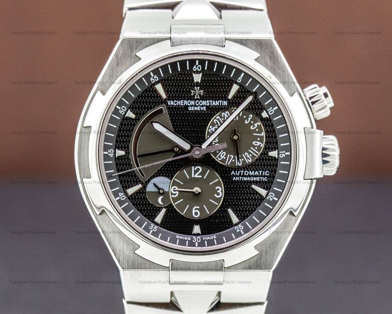 Vacheron Constantin Overseas 47450 Dual Time SS Black Dial