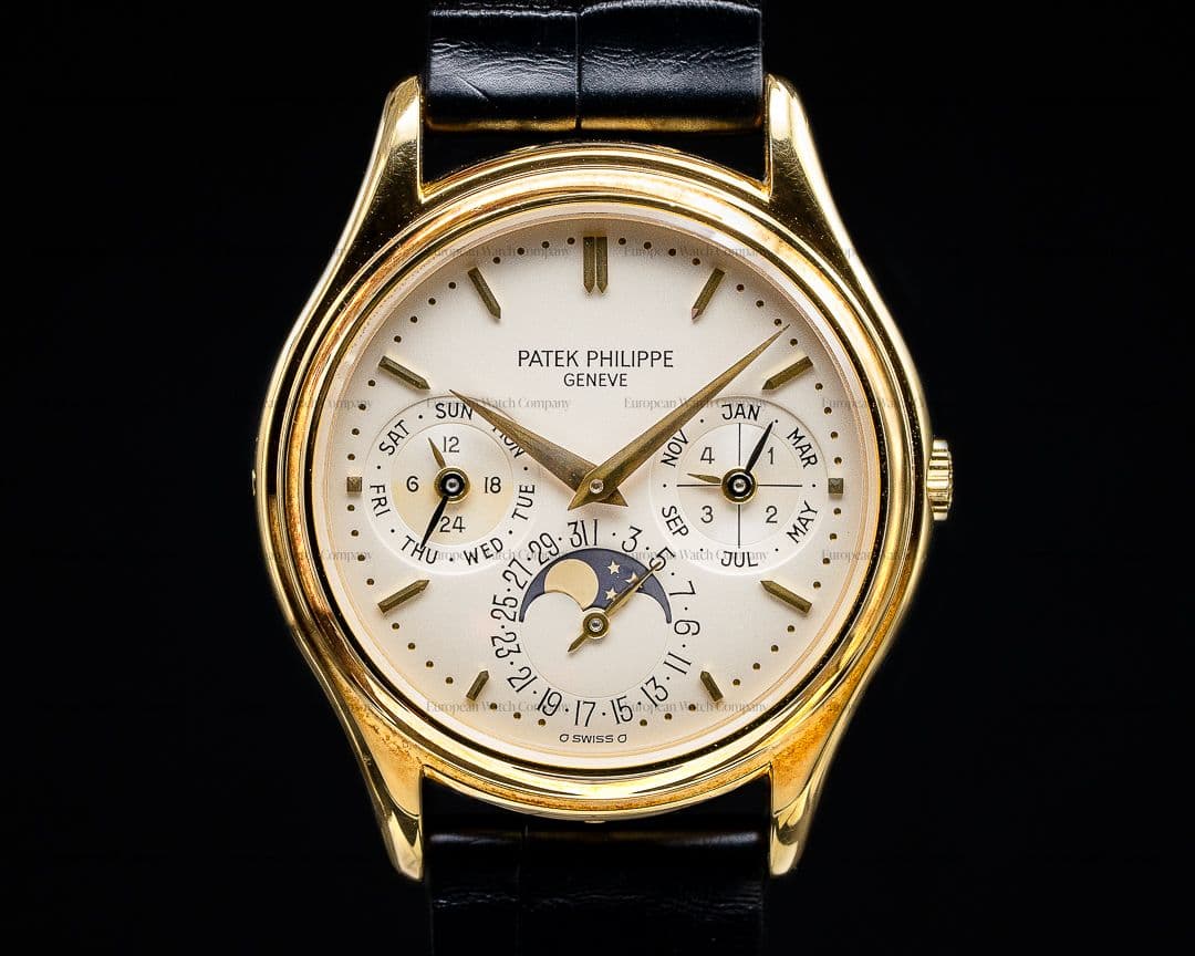 Patek Philippe Perpetual Calendar 3940J 18K Yellow Gold GORGEOUS PATINA