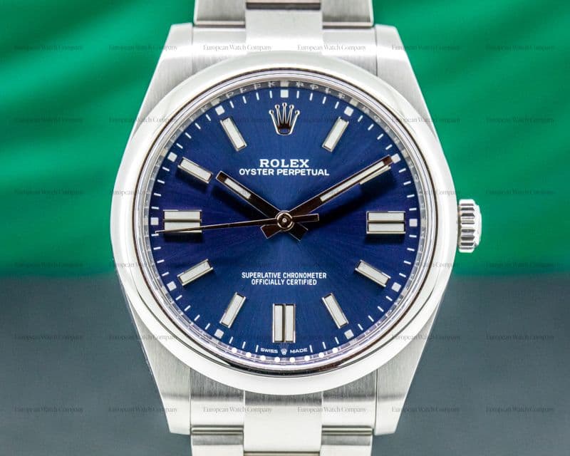 Rolex Oyster Perpetual 124300 41mm SS / Blue Dial 2020 UNWORN