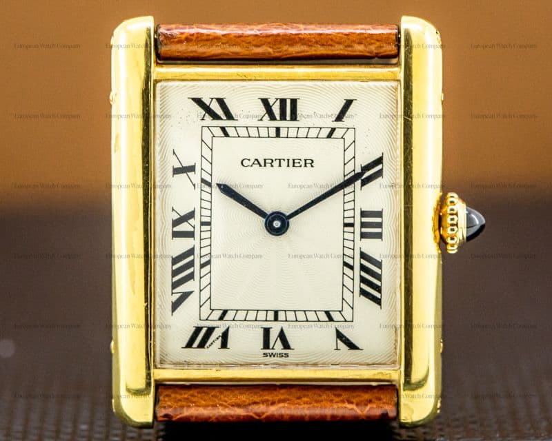 Cartier Tank Louis Manual Wind 18K Yellow Gold