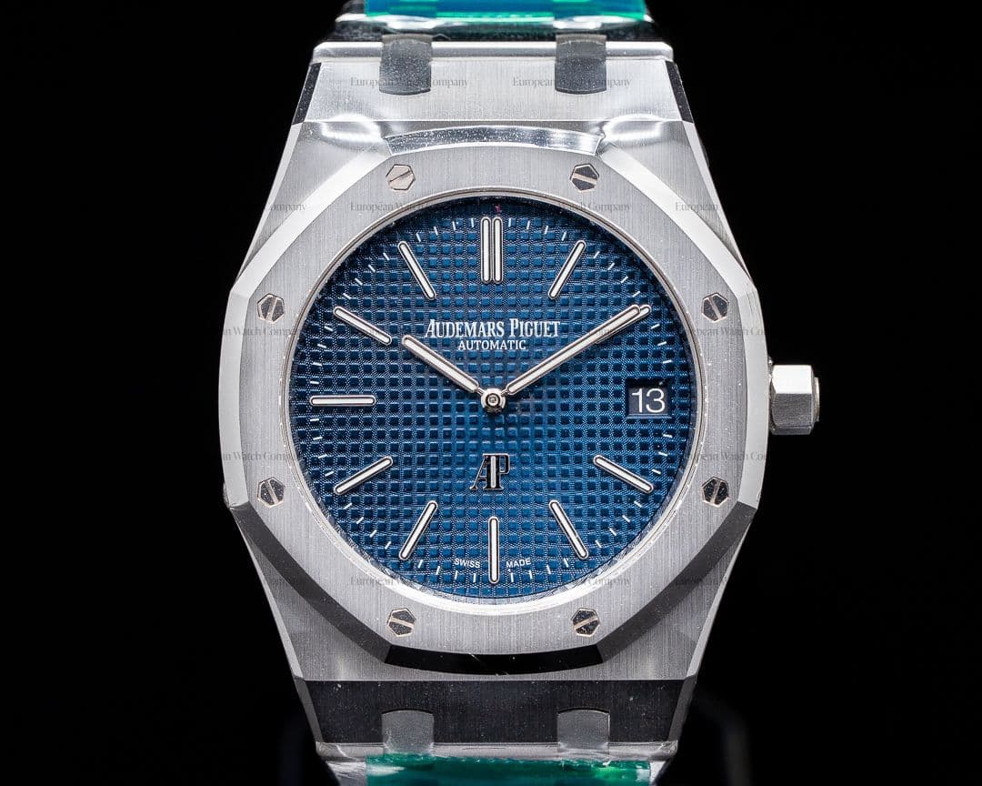 Audemars Piguet Royal Oak 15202ST Extra Thin Blue Dial SS UNWORN
