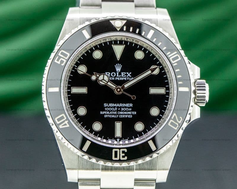 Rolex Submariner 124060 No Date Ceramic Bezel 41MM