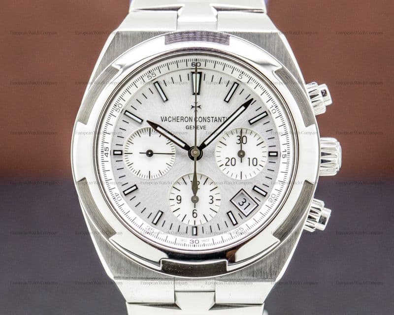 Vacheron Constantin Overseas Chronograph 5500V Silver Dial SS / Bracelet