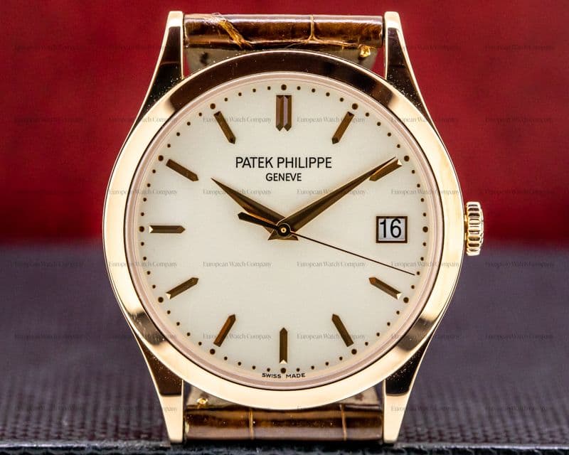 Patek Philippe Calatrava 5296R 18K Rose Gold Silver Dial