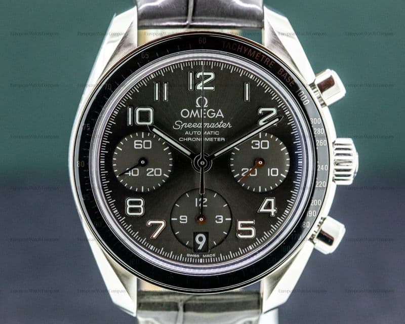 Omega Speedmaster Chronograph Reduced Ceramic Bezel 38MM