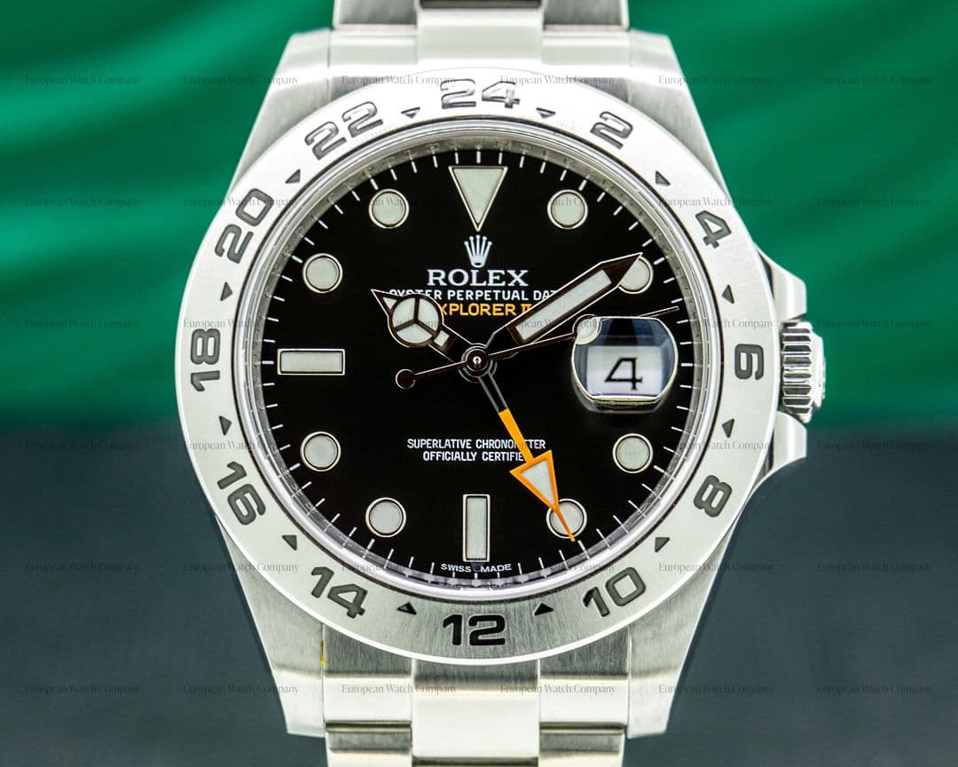 Rolex Explorer II Black Dial SS / SS