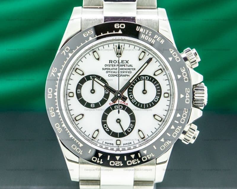 Rolex Daytona 116500 Ceramic Bezel SS / White Dial