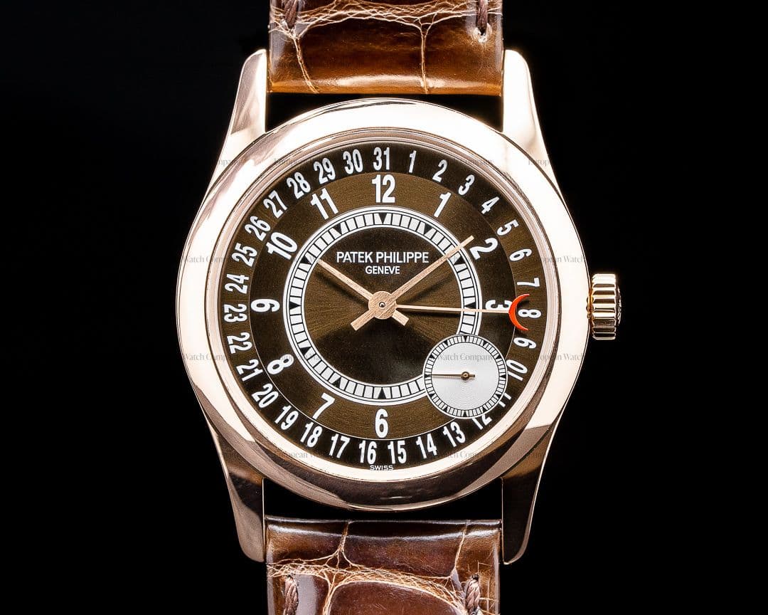 Patek Philippe 6000R Brown Dial Rose Gold / Deployant