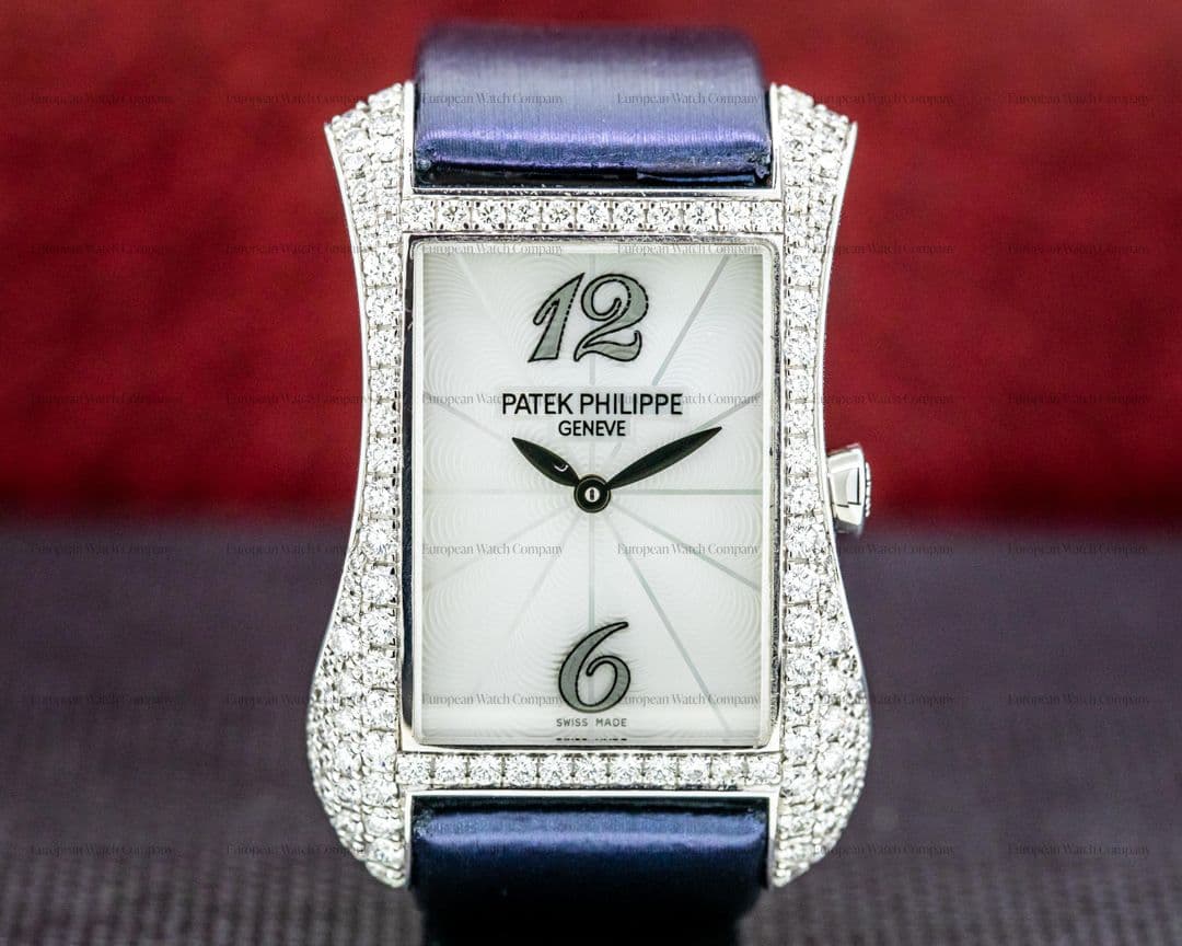 Patek Philippe Ladies Gondolo Serata 4972G 18K WG Diamonds