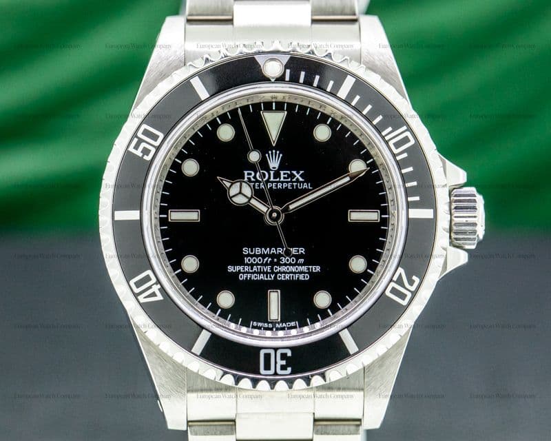 Rolex Submariner No Date SS 4 Line COMPLETE