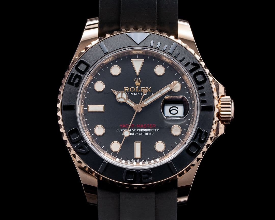 Rolex Yacht Master 126655 18K Rose Gold / Rubber 2020