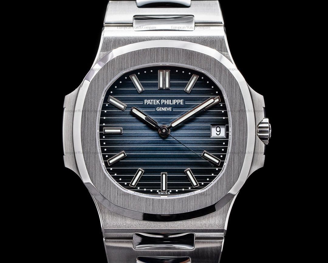 Patek Philippe Jumbo Nautilus 5711/1A Blue Dial SS 2019 FULL SET