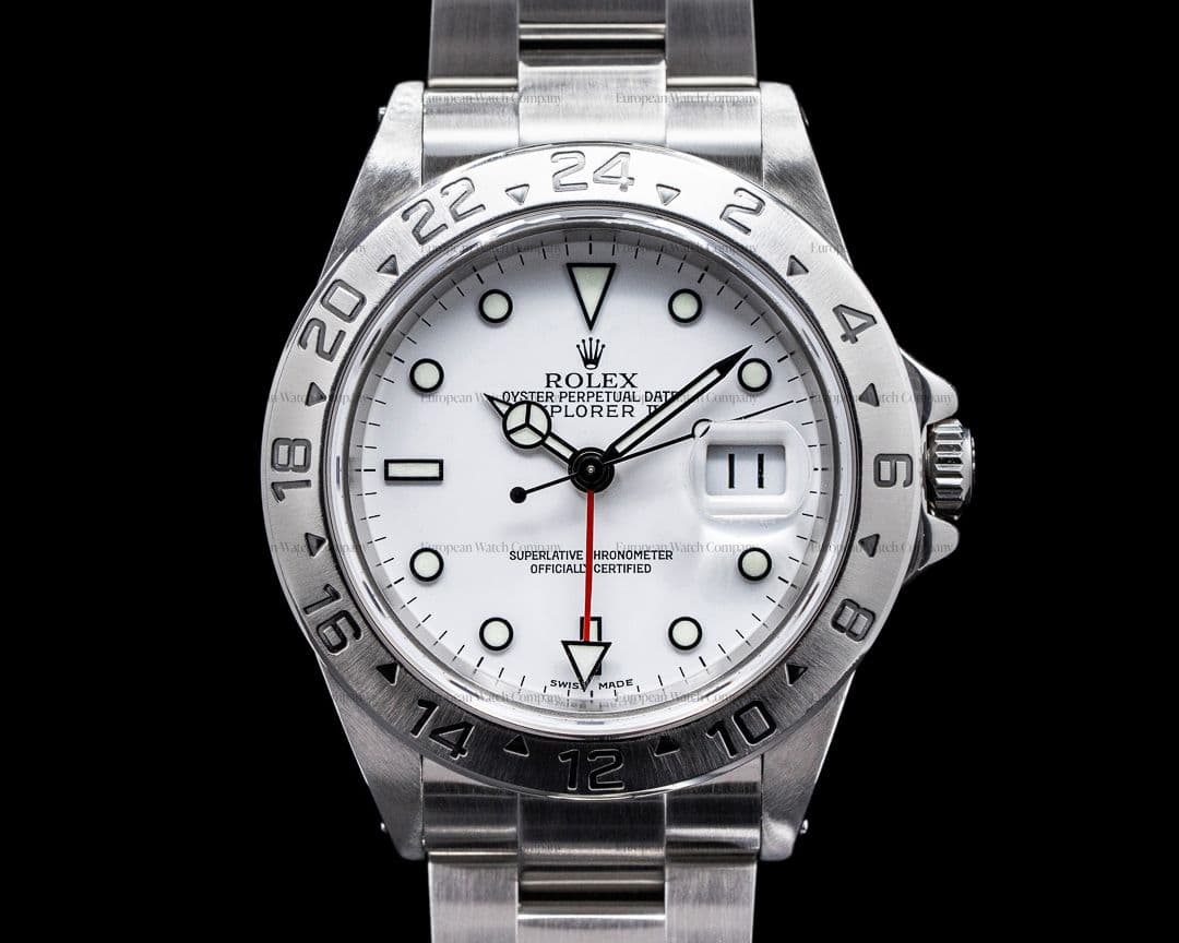 Rolex Explorer II "Polar" 16570 White Dial SS
