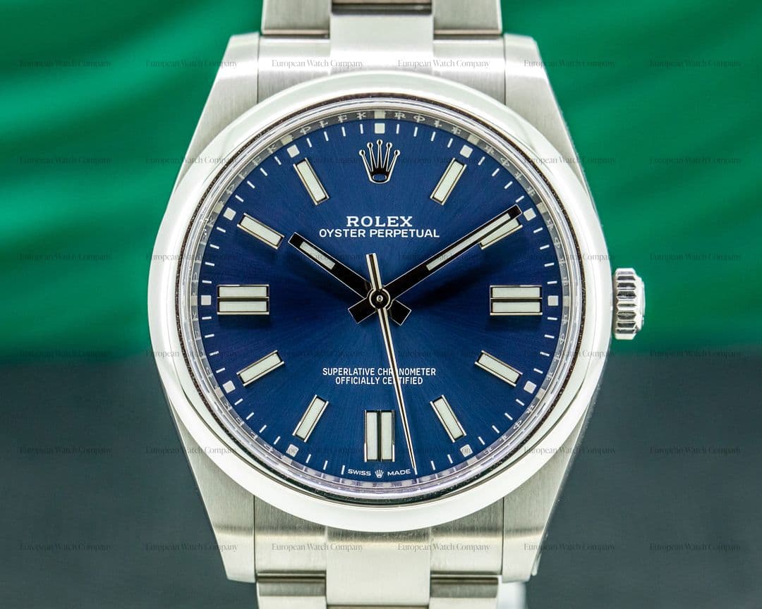 Rolex Oyster Perpetual 124300 41mm SS / Blue Dial 2020 UNWORN