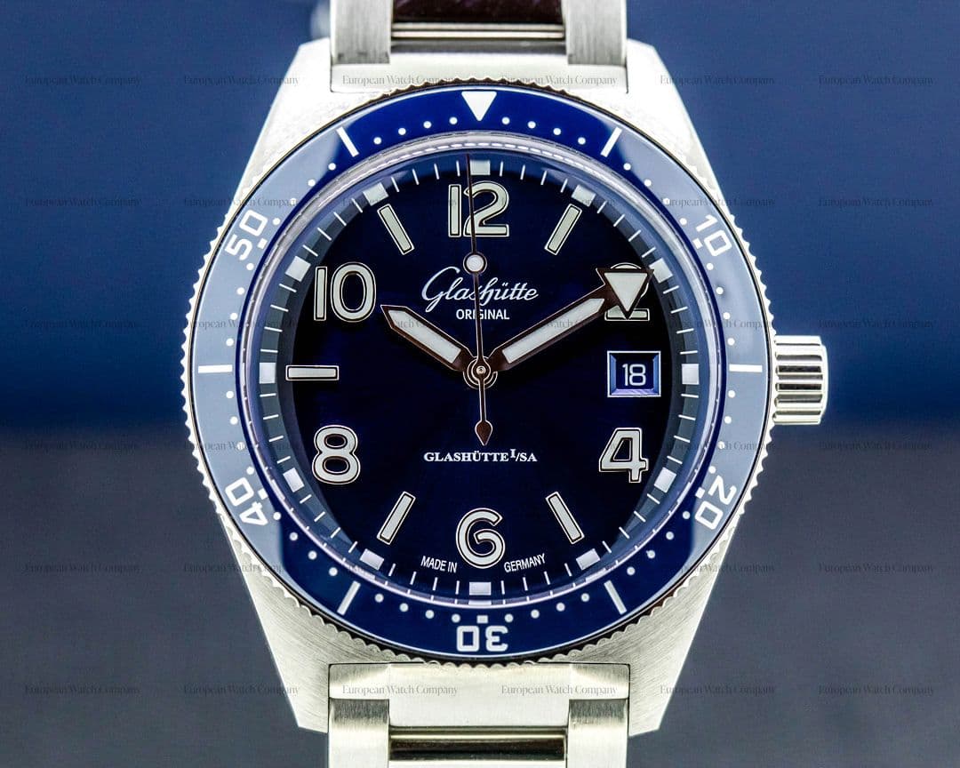 Glashütte Original SeaQ Blue Dial SS / Bracelet