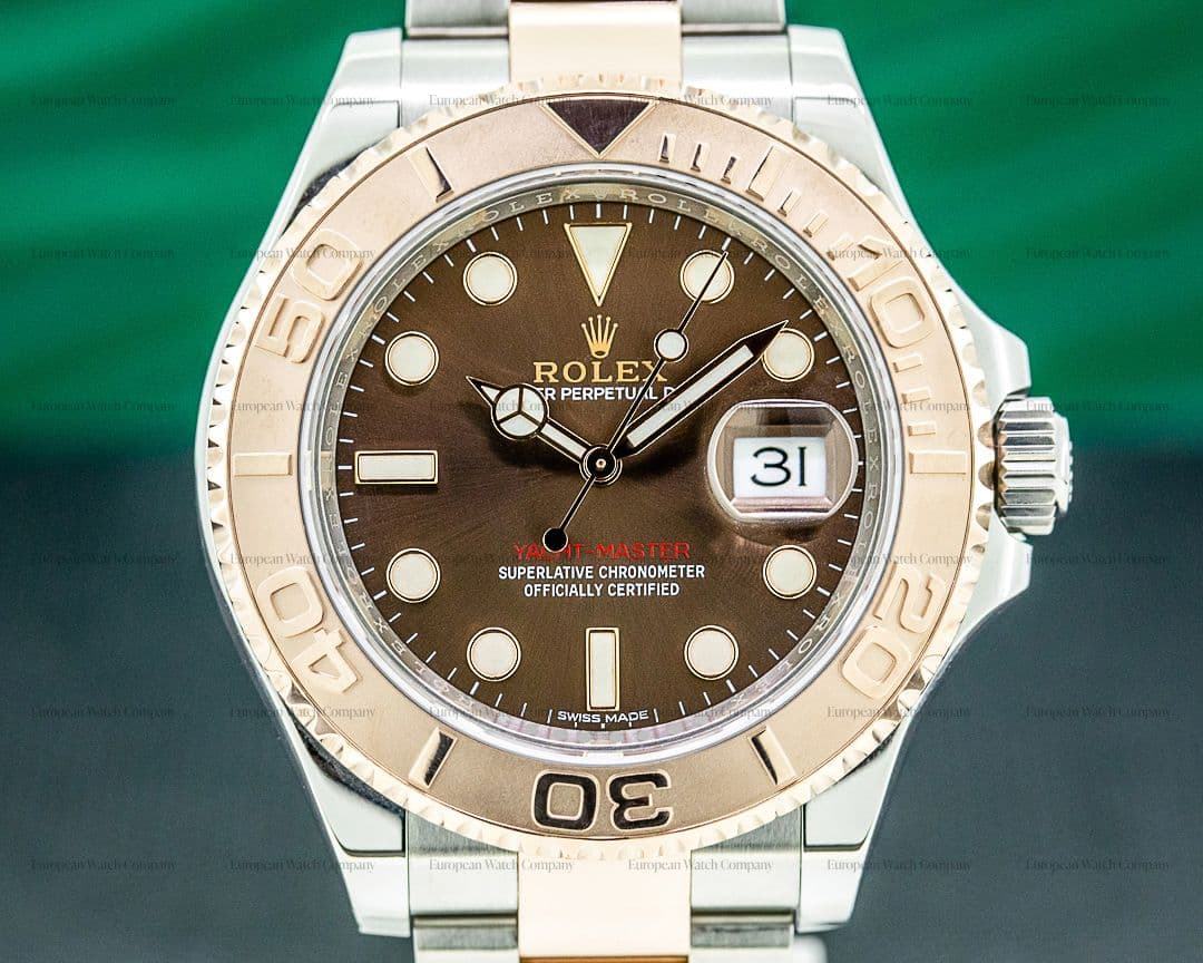 Rolex Yacht Master 116621 18K / SS Chocolate Dial