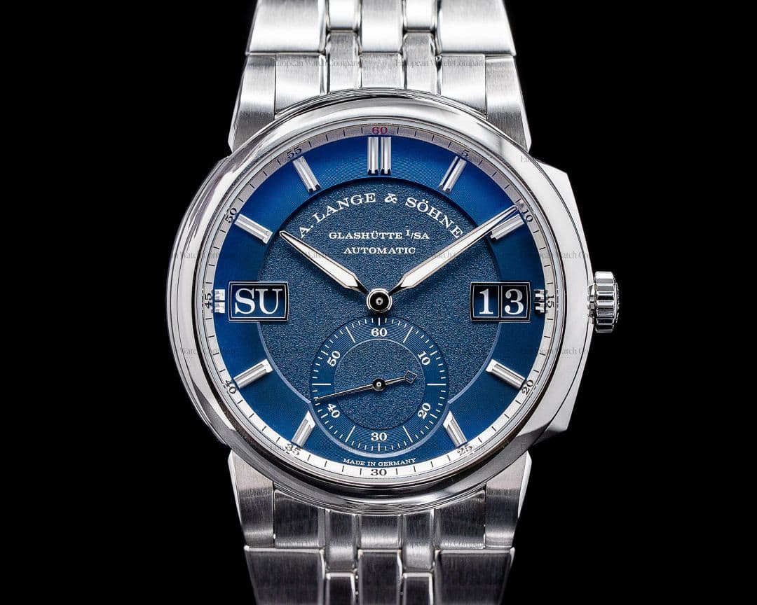 A. Lange and Sohne Odysseus 363.179 Stainless Steel Blue Dial UNWORN