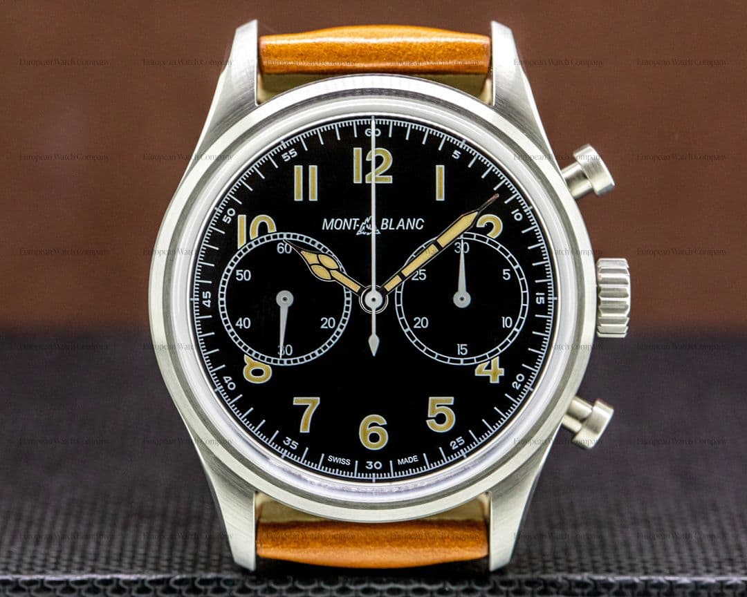 Montblanc 1858 Chronograph Automatic Black Dial