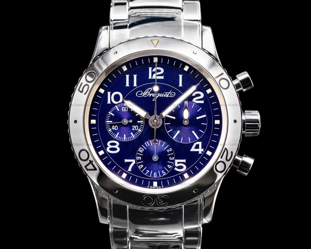 Breguet Type XX 3807 Aeronavale SS Blue Dial LIMITED