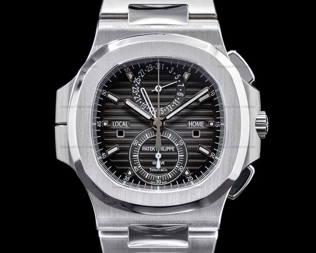 Patek Philippe Nautilus 5990 "TIFFANY & CO" Travel Time Chronograph GMT FULL SET