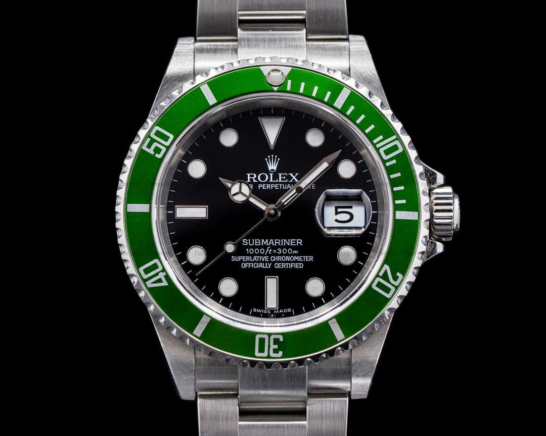 Rolex Submariner 50th Anniversary "Kermit" SS Green Bezel