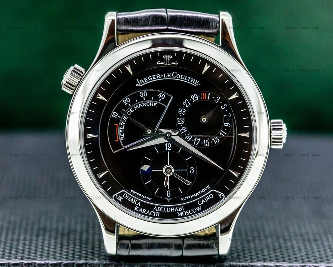 Jaeger LeCoultre Master Geographic SS Black