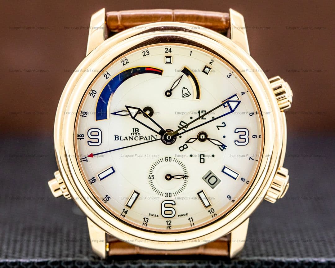 Blancpain Leman Reveil GMT 2841 18K Rose Gold