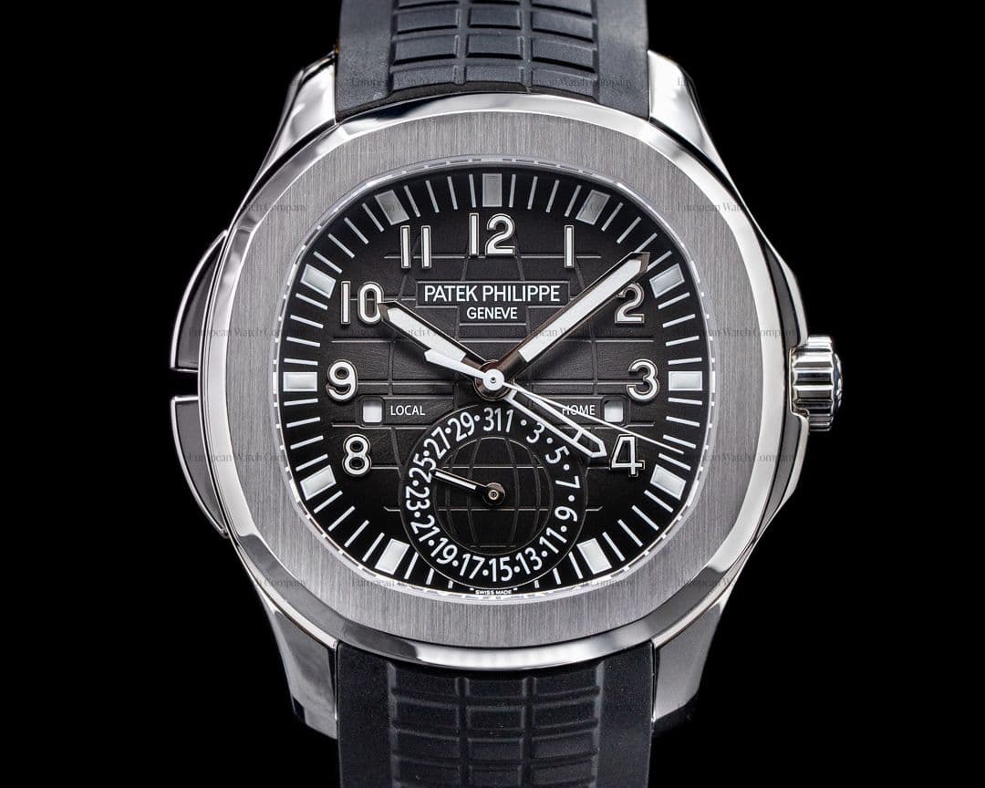 Patek Philippe Aquanaut 5164A Travel Time SS / Rubber
