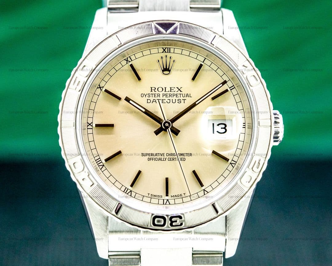 Rolex Datejust Turn-O-Graph SS Silver Dial FULL SET