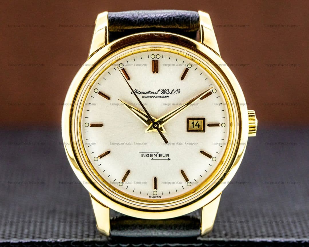 IWC Vintage Ingenieur 18K Yellow Gold Silver Dial