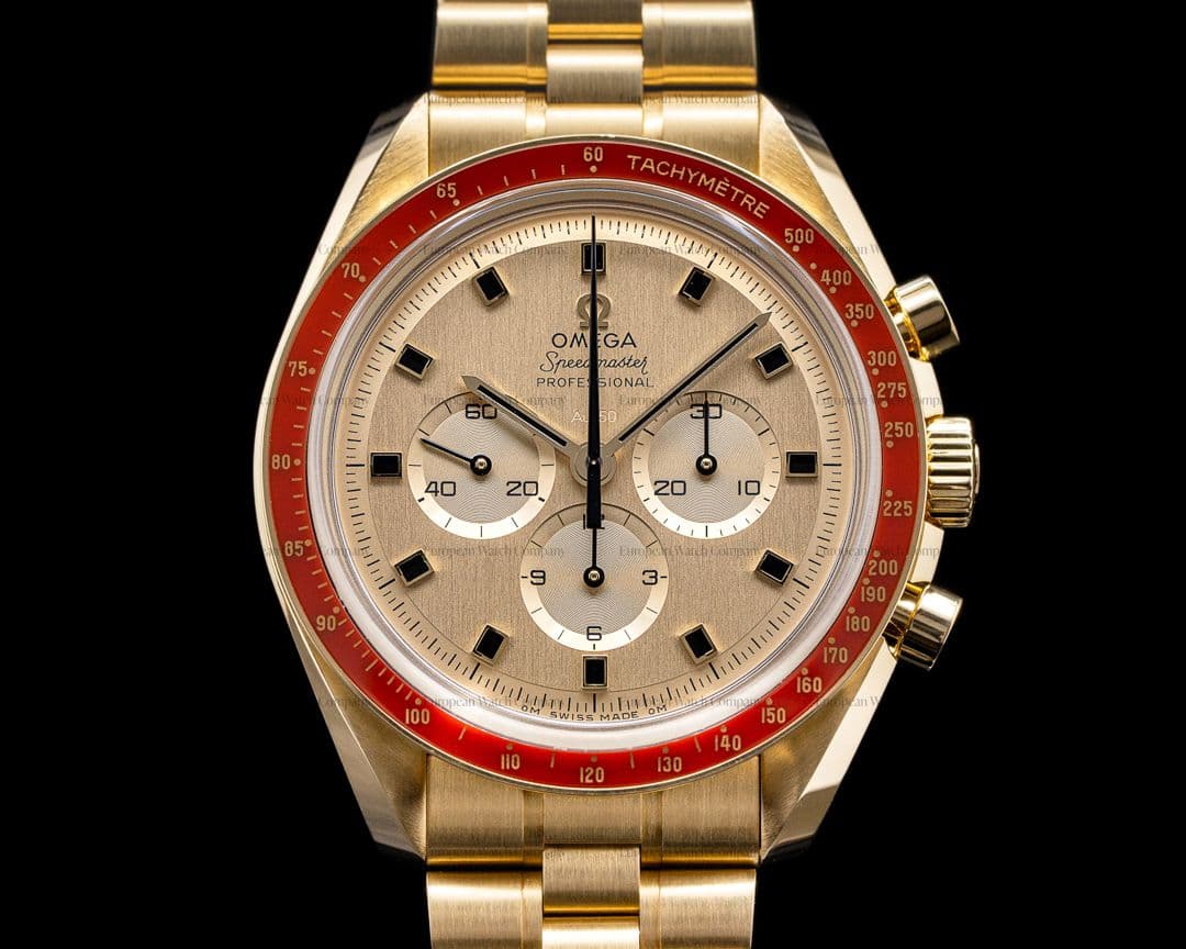 Omega Apollo XI 50th Anniversary Speedmaster 18K Yellow Gold